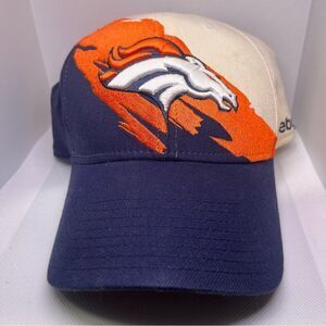 Vintage Denver‎ Broncos Splash Logo Reebok Hat S/M